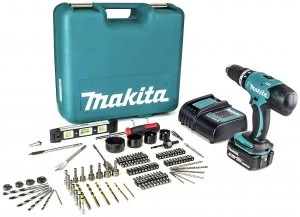 Image of Makita LXT 18V 3Ah Cordless Combi Drill with 101 Accessories