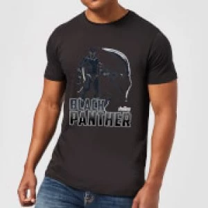 Image of Avengers Black Panther Mens T-Shirt - Black