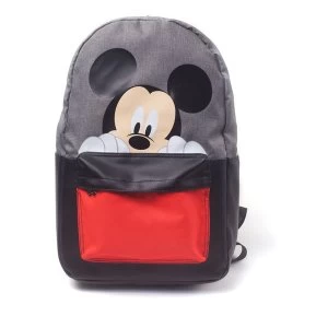 Image of Disney - Mickey Mouse & FriendS All-Over Pattern Print Backpack - Multi-Colour