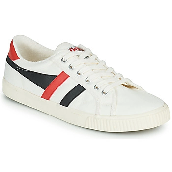 Image of Gola Classics White/Black and Red 'Tennis Mark Cox' Trainers - 6 - multicoloured