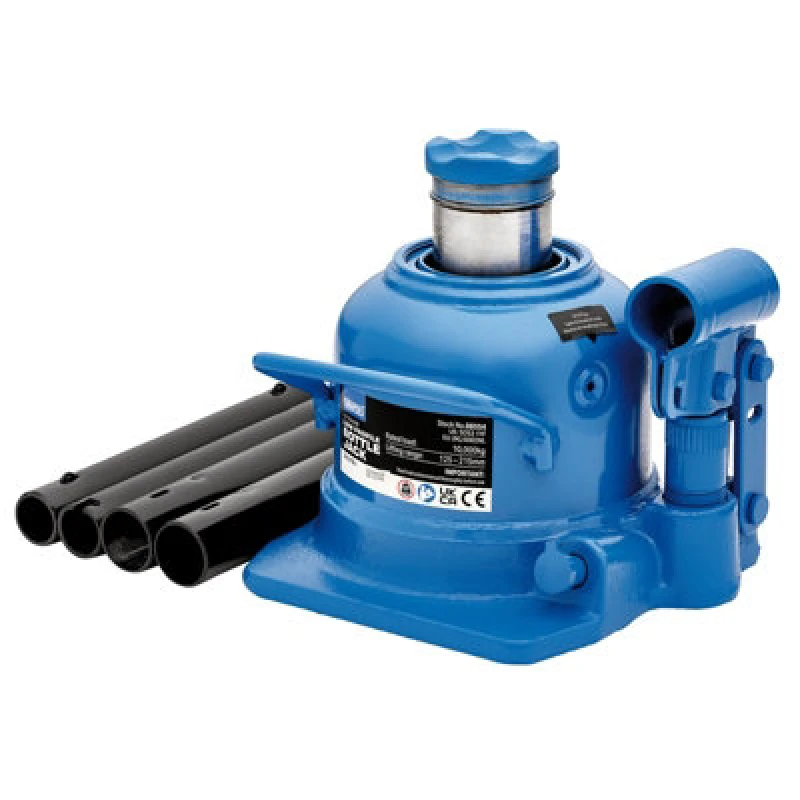 Image of Draper Low Profile Bottle Jack BJ10LP Weight Capacity: 10 Tonne