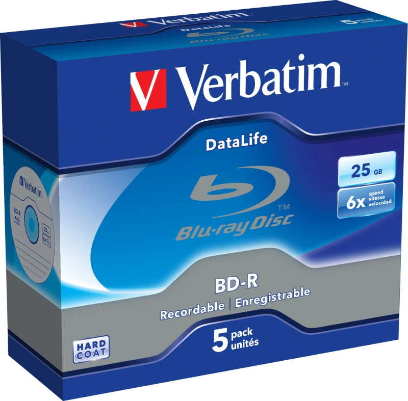 Image of Verbatim DataLife 6x BD-R 25 GB 5 pc(s)