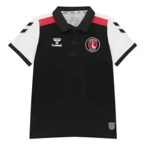 Image of Hummel Charlton Athletic Polo Shirt Junior Boys - Black