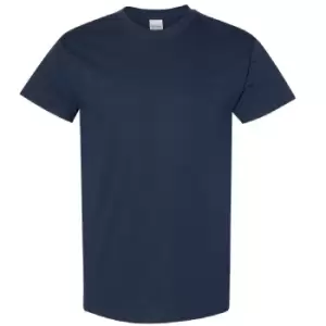 Image of Gildan Mens Heavy Cotton Short Sleeve T-Shirt (4XL) (Navy)