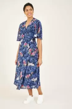 Image of Crane Floral 'Nancy' Midi Dress
