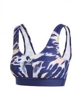 Image of adidas Originals Psychedelic Summer Bikini Top - Multi, Size 16, Women