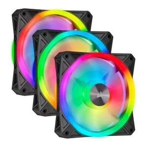 Image of Corsair iCUE QL120 12cm PWM RGB Case Fans x3
