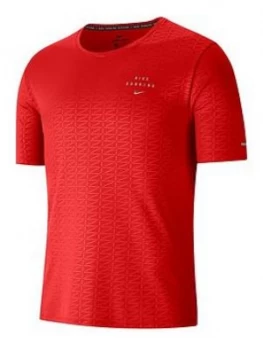Image of Nike Miler Run Division T-Shirt - Red