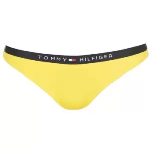 Image of Tommy Bodywear Logo Band Bikini Briefs - Yellow