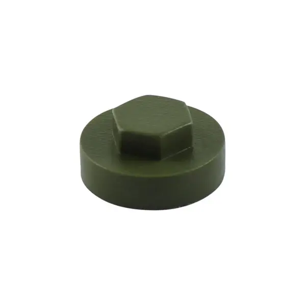 Image of Colour Match Hexagon Screw Cover Cap 5/16" x 19mm 1912B27CAP Colour: Olive Green