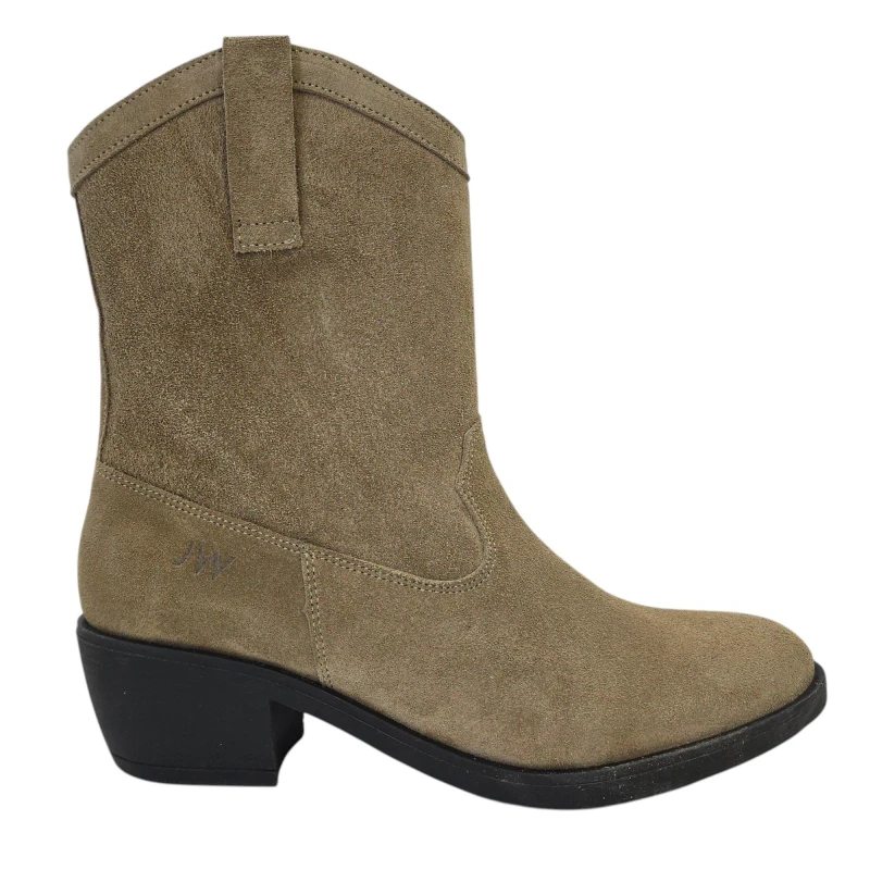 Image of Jack Wills Womens JW Dalida Suede Calf Chunky Heel Hiker Boots Sand female 4 (37)
