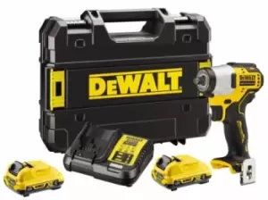 Image of DEWALT DCF902D2 168Nm 3/8 in 12V Cordless Impact Wrench, UK Plug