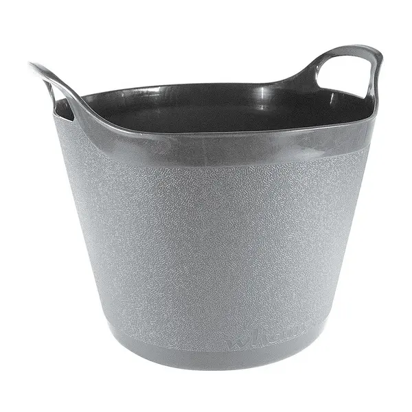 Image of Town & Country 15L Round Plastic Flexi-Tub (Stone)