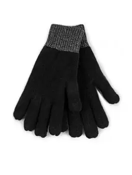 Image of TOTES Thermal Stretch Knitted Glove Set, Black, Men