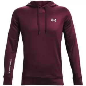 Image of Under Armour Terry Hoodie Mens - Red