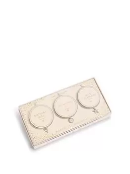 Image of Joma Jewellery Celebration Set -Happy 21St Birthday Set Of 3 Bracelets (17.5Cm Stretch)
