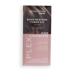 Image of Revolution Haircare Plex Bond Restore Toner Kit (Various Shades) - Toffee