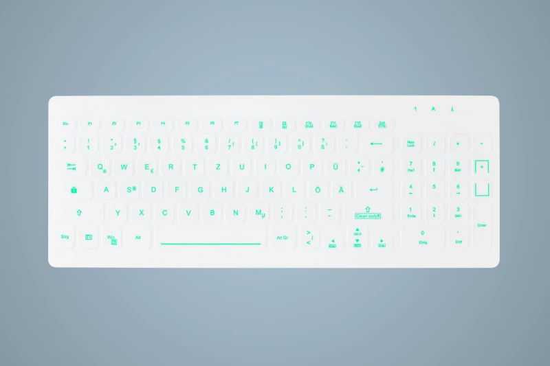 Image of Contour Design Active Key AK-CB7012 keyboard Medical USB UK English Wh