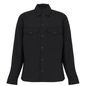 Image of Hugo Boss Lowarm Overshirt Black Size S Men