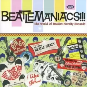 Image of Various Artists - Beatlemaniacs!!! - The World of Beatles Novelty Records CD Album - Used