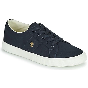 Image of Lauren Ralph Lauren JANSON II womens Shoes Trainers in Blue,4.5,6,6.5,7.5