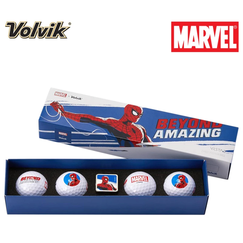 Image of Volvik Vista 3 Marvel Spider-Man Golf Giftset Spiderman unisex One Size