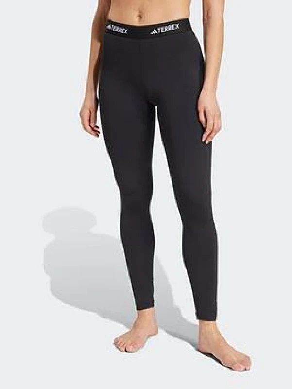 Image of Layered synthetic leggings For Her adidas Noir Female XS