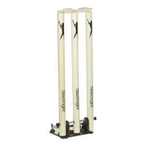 Image of Slazenger Wooden Cricket Spring Stump Set