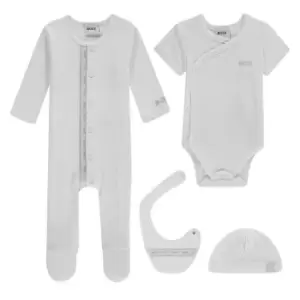 Image of Boss 3 Piece Romper Set - White