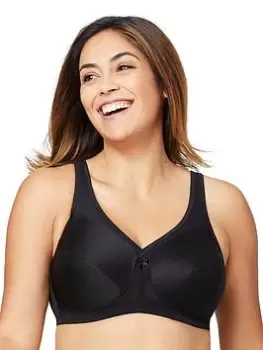 Image of Glamorise Magiclift Non Wire Active Sports Bra - Black, Size 50E, Women