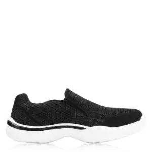 Image of Slazenger Zeal Knit Mens Trainers - Black