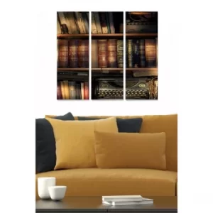 Image of MDF2541449 Multicolor Decorative MDF Painting (3 Pieces)