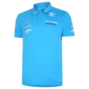 Image of 2022 Williams Racing Media Polo Shirt (Blue)