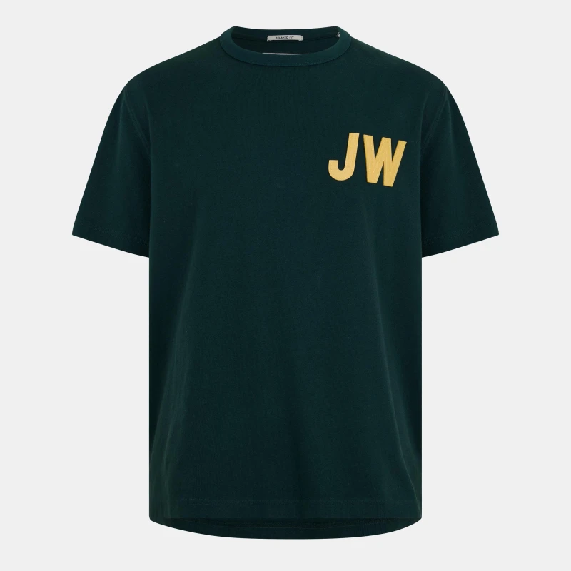 Image of Jack Wills Felt Applique T-Shirt - Green Green XS
