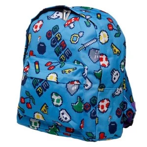 Image of Retro Gaming Design Kids School Rucksack