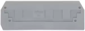 Image of Wago, 282 End & Intermediate Plate for Rail Mounted Terminal Block