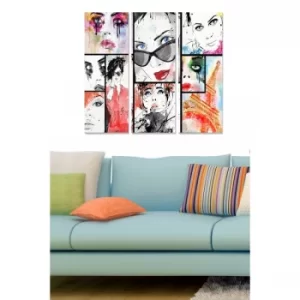 Image of MDF84873096 Multicolor Decorative MDF Painting (3 Pieces)