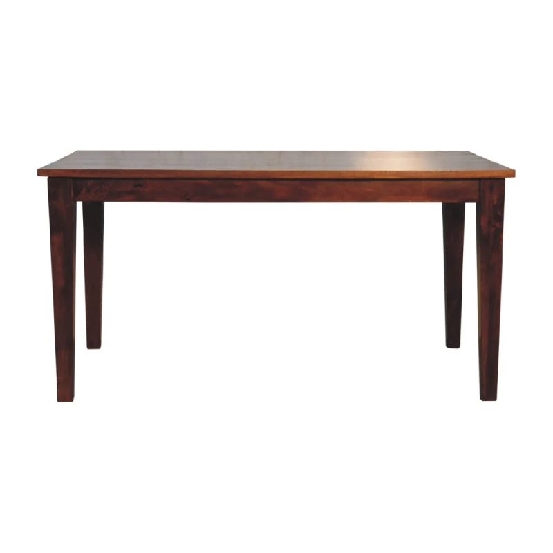 Image of Artisan Furniture Artisan Furniture Solid Wood Chestnut Dining Table, Brown