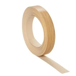 Image of Cooke Lewis Matt Oak Oak effect Iron on edging tape L10m