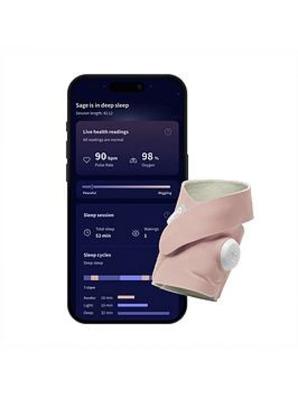 Image of Owlet Owlet Dream Sock Dusty Rose