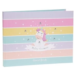 Image of Unicorn Baby Shower Guest Book