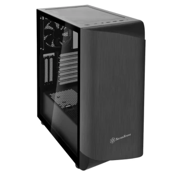 Image of Silverstone Seta A1 ATX Mid-Tower - Black & Grey Tempered Glass