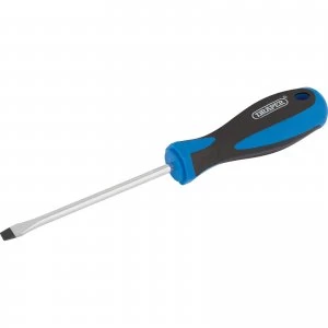 Image of Draper Plain Slotted Engineers Screwdriver 5mm 100mm