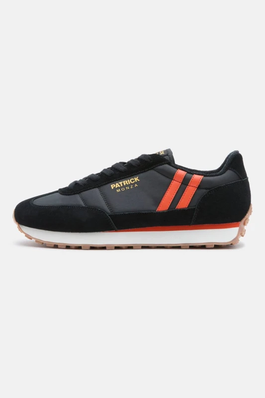 Image of Patrick Mens Monza Runner in Jet Black Size: 8 Jet Black Male 8