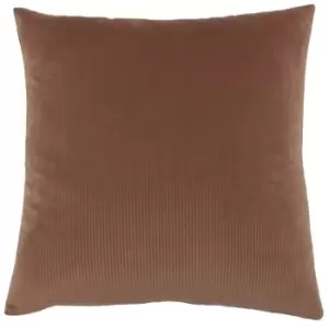 Image of Furn. - Aurora Ribbed Velvet Cushion Rock Rose - Rock Rose