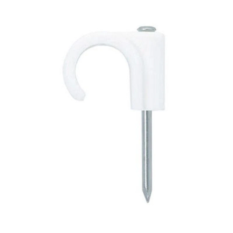 Image of Jg Speedfit White Metal & Plastic Nail Clip Npc10P (Dia)10mm, Pack Of 20
