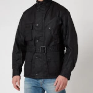 Image of Barbour International Mens Winter Wax Jacket - Black - L
