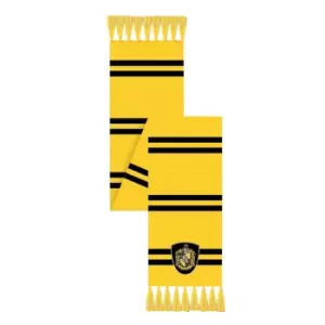 Image of Harry Potter Hufflepuff Winter Scarf (One Size) (Yellow/Black)