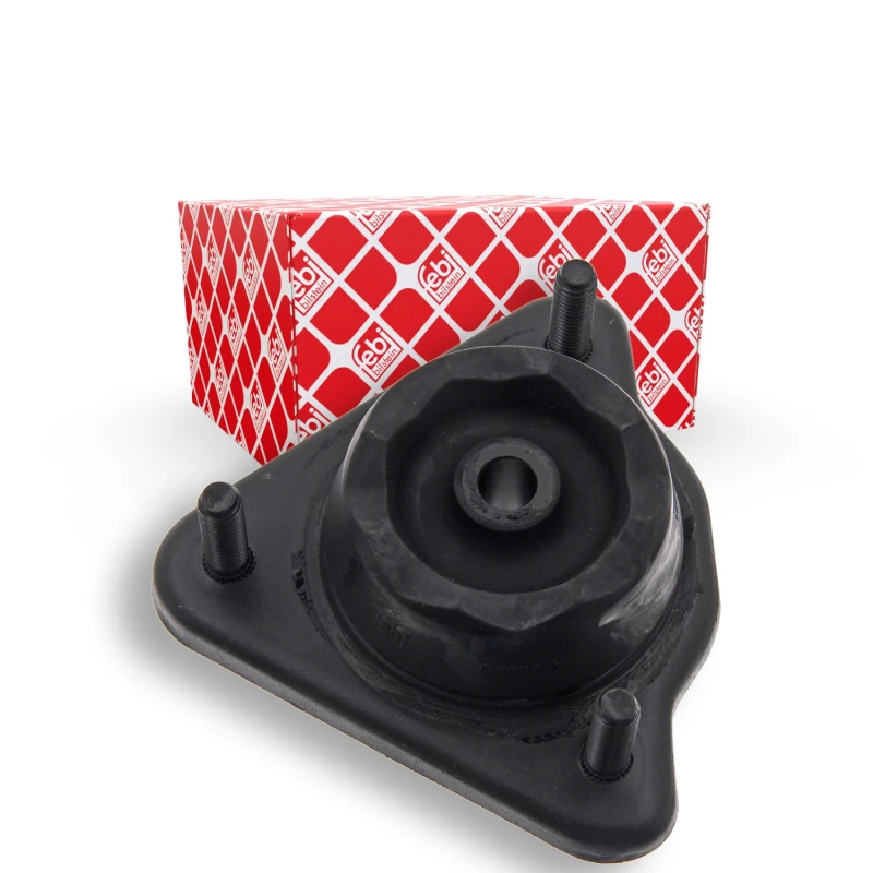 Image of FEBI BILSTEIN 14505 Top strut mount Front Axle, without ball bearing Elastomer Suspension Strut Support Bearing (1180)