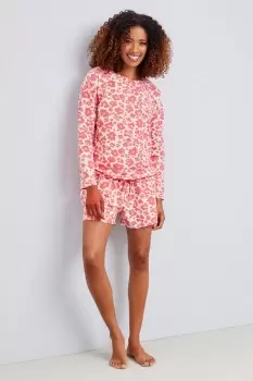 Image of Long Sleeve Shorts Set